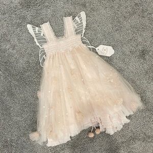 Luna Luna Cloude dress in color blush, size 18-24M